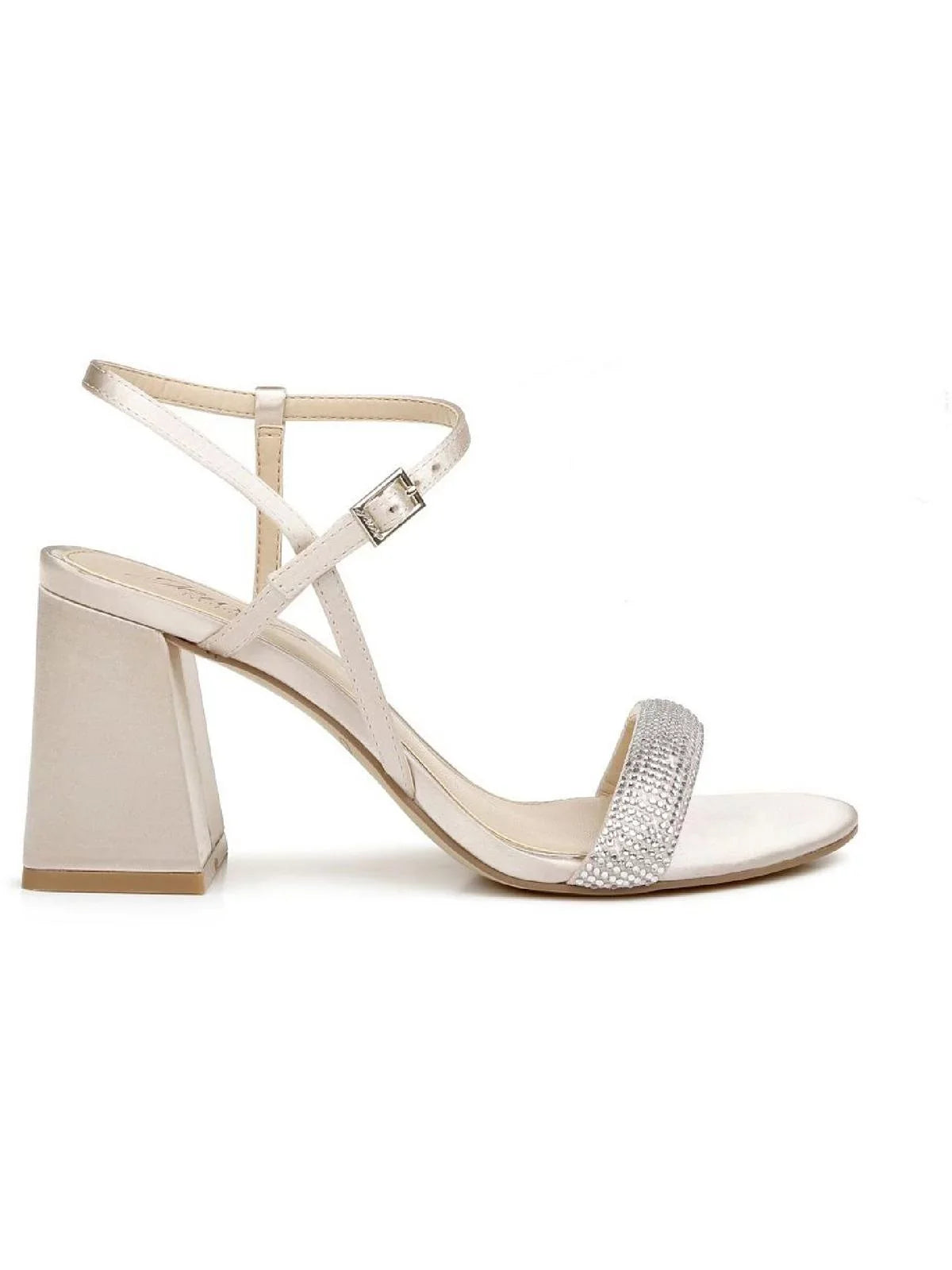 Jewel Badgley Mischka Women's Earlene Block Heel Evening Sandals