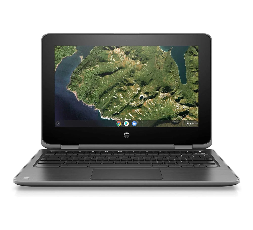Repaired A GRADE HP Chromebook x360 11 G2 Celeron N4100 1.1GHz, 4GB, 32GB-SSD, 11.6inch HD, Chrome OS, Webcam, Touchscreen (Refurbished)