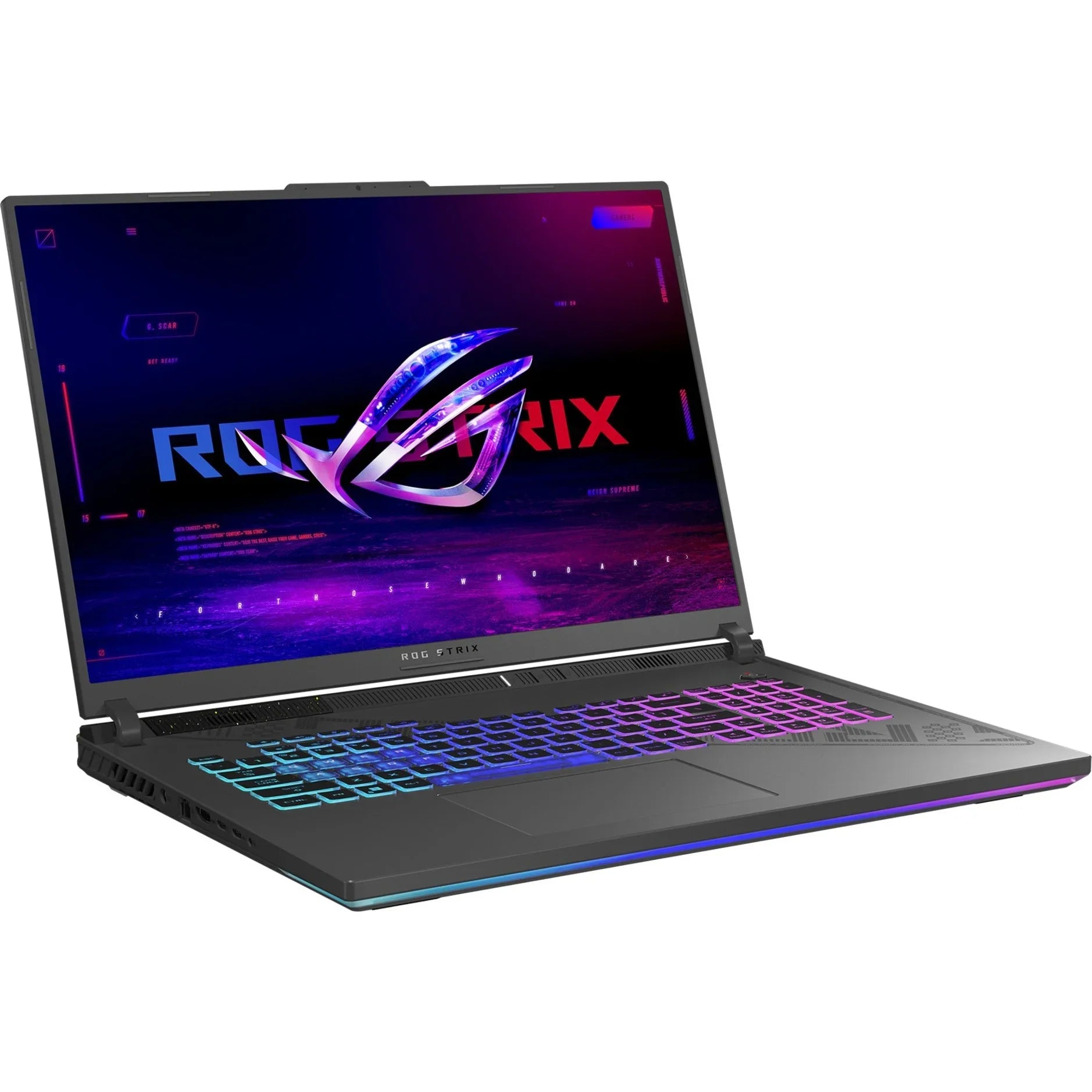 Asus ROG Strix G18 18" Gaming Portable PC, Microprocessor Core i9 i9-13980HX, NVIDIA GeForce RTX 4070 8 GB, 1TB SSD, Windows 11 Home, G814JI-CS94
