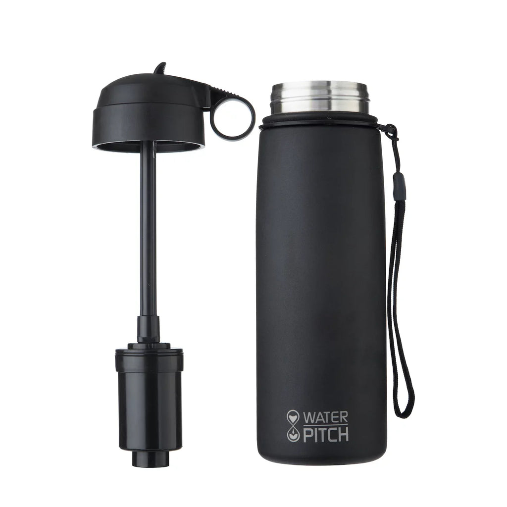 Seychelle Black Thermal Insulated 26oz PH Plus Water Filter Bottle
