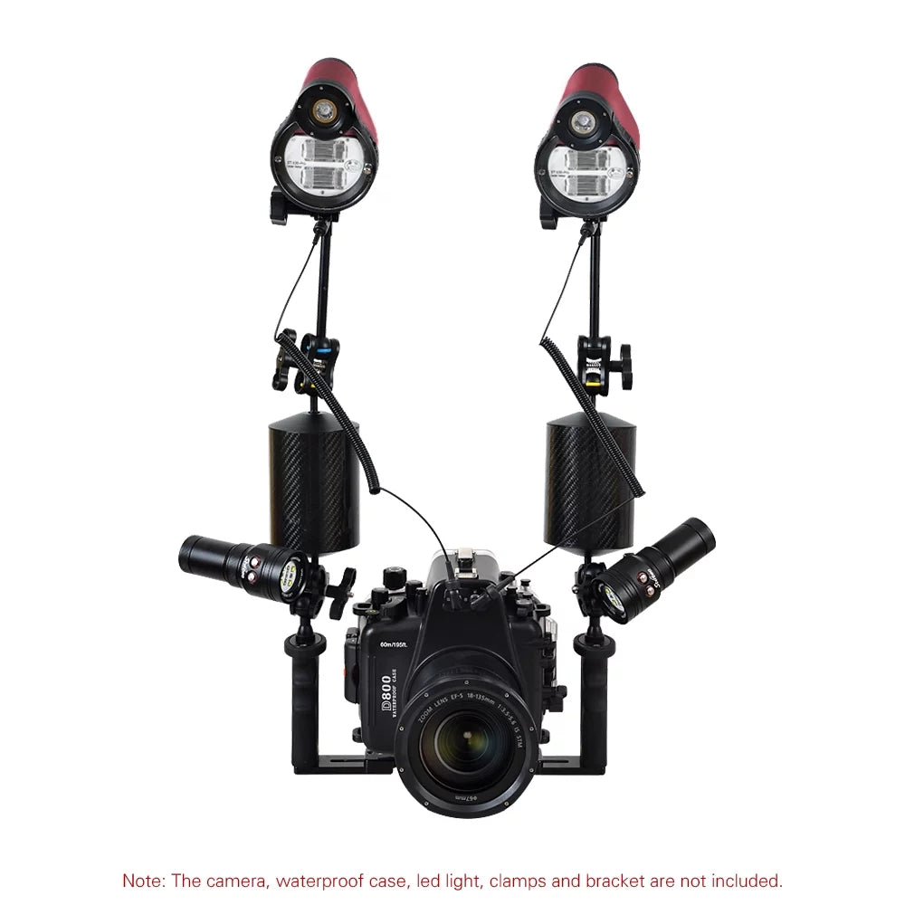 Sea frogs ST-100-Pro Flash Strobe Diving Waterproof Max. 100m328ft 5600K with Optic Cable Housing Diving Case for Underwater Photography