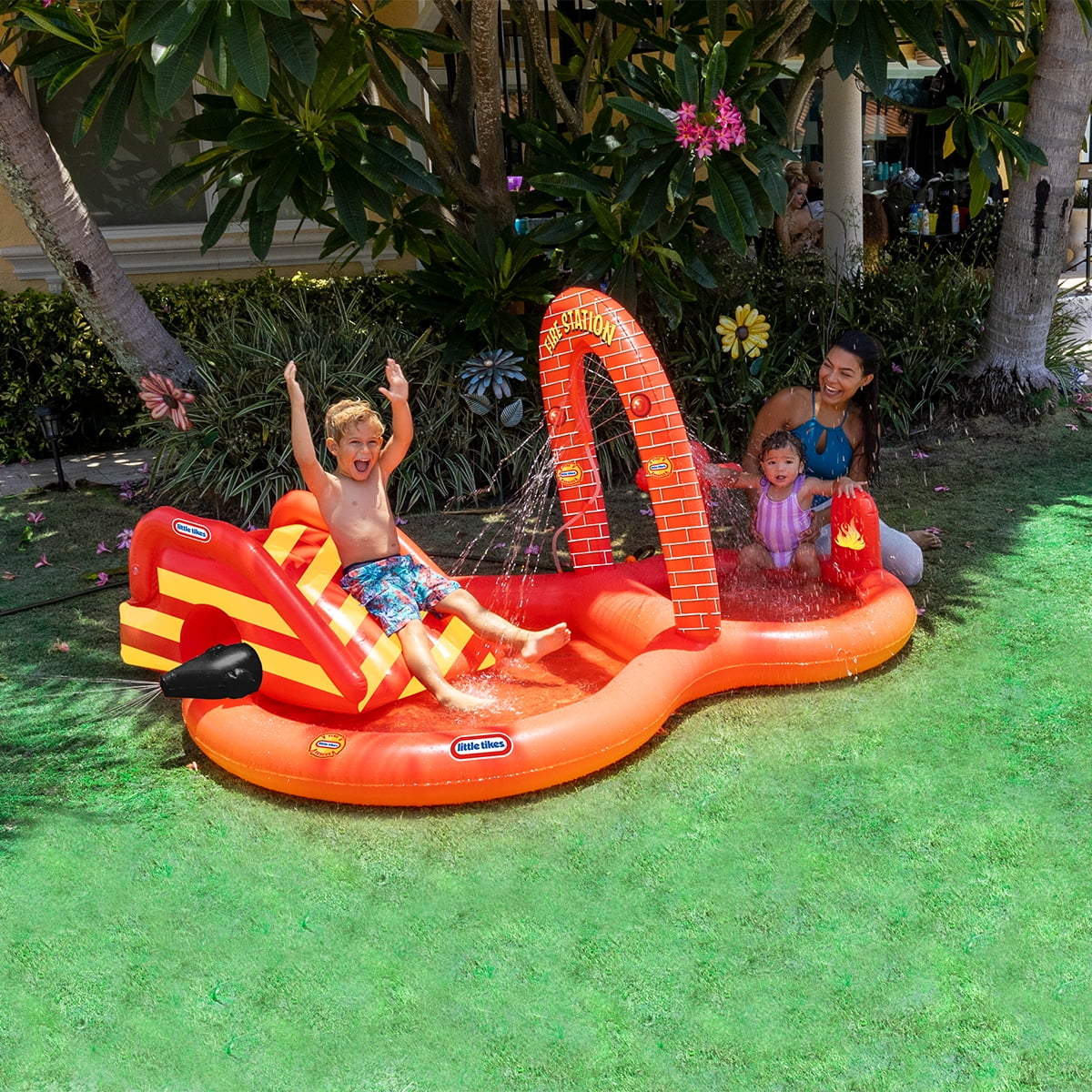 Little Tikes Fire House Adventure Inflatable Play Center