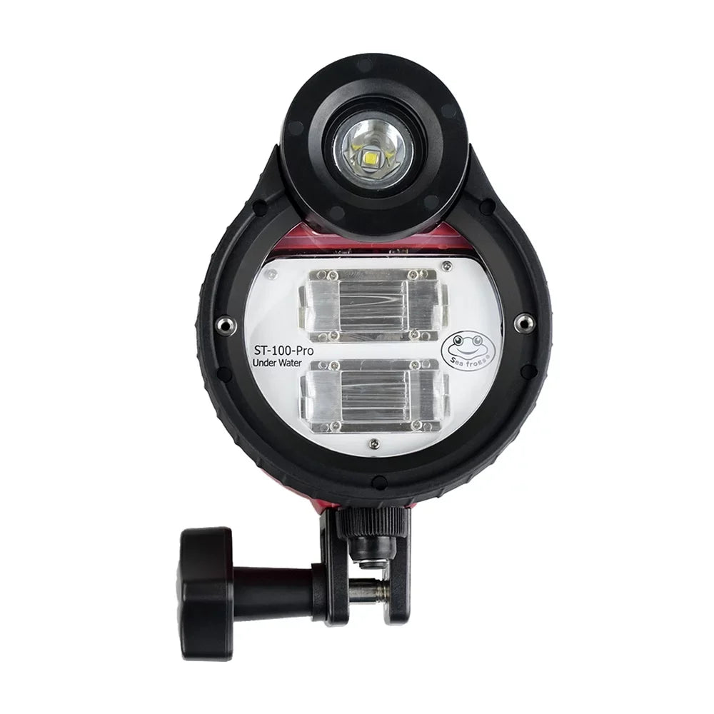 Sea frogs ST-100-Pro Flash Strobe Diving Waterproof Max. 100m328ft 5600K with Optic Cable Housing Diving Case for Underwater Photography