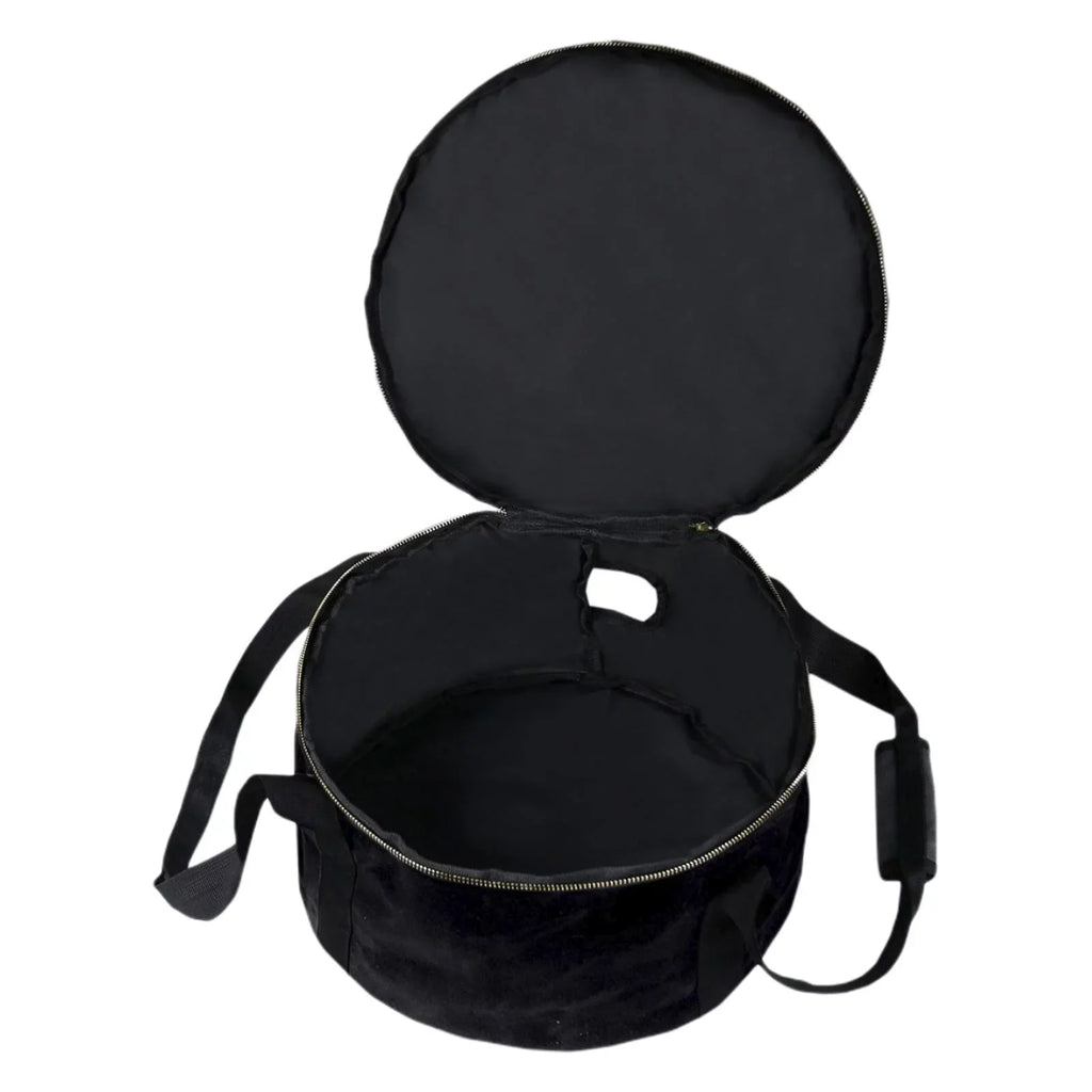 Durable Storage Bag Dutch Oven Container Cookware 12" Multipurpose Handbag Carry Bag for BBQ Camping ,Outdoor Activities ,Fishing Accessories - Black