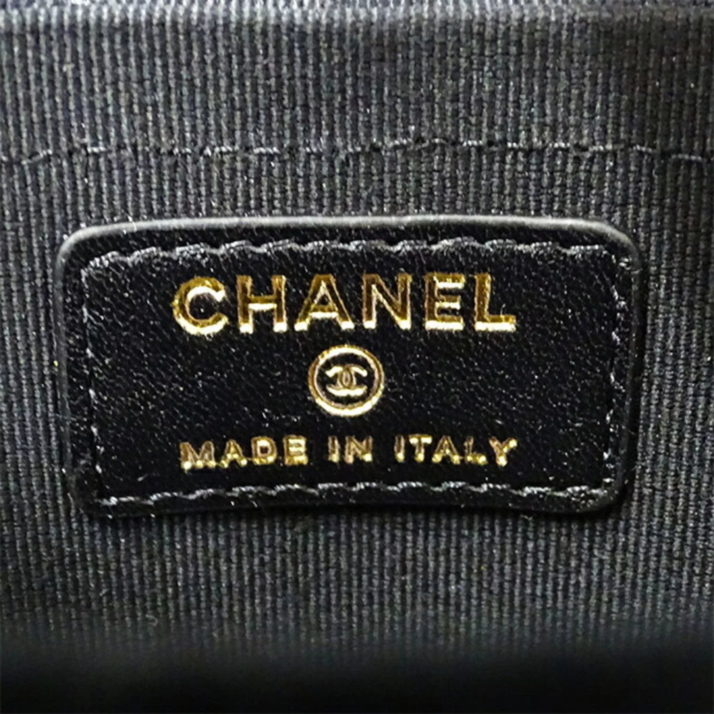 Pre-Owned Chanel AP1616 / ― Women's Suede Shoulder Bag Black (Good)