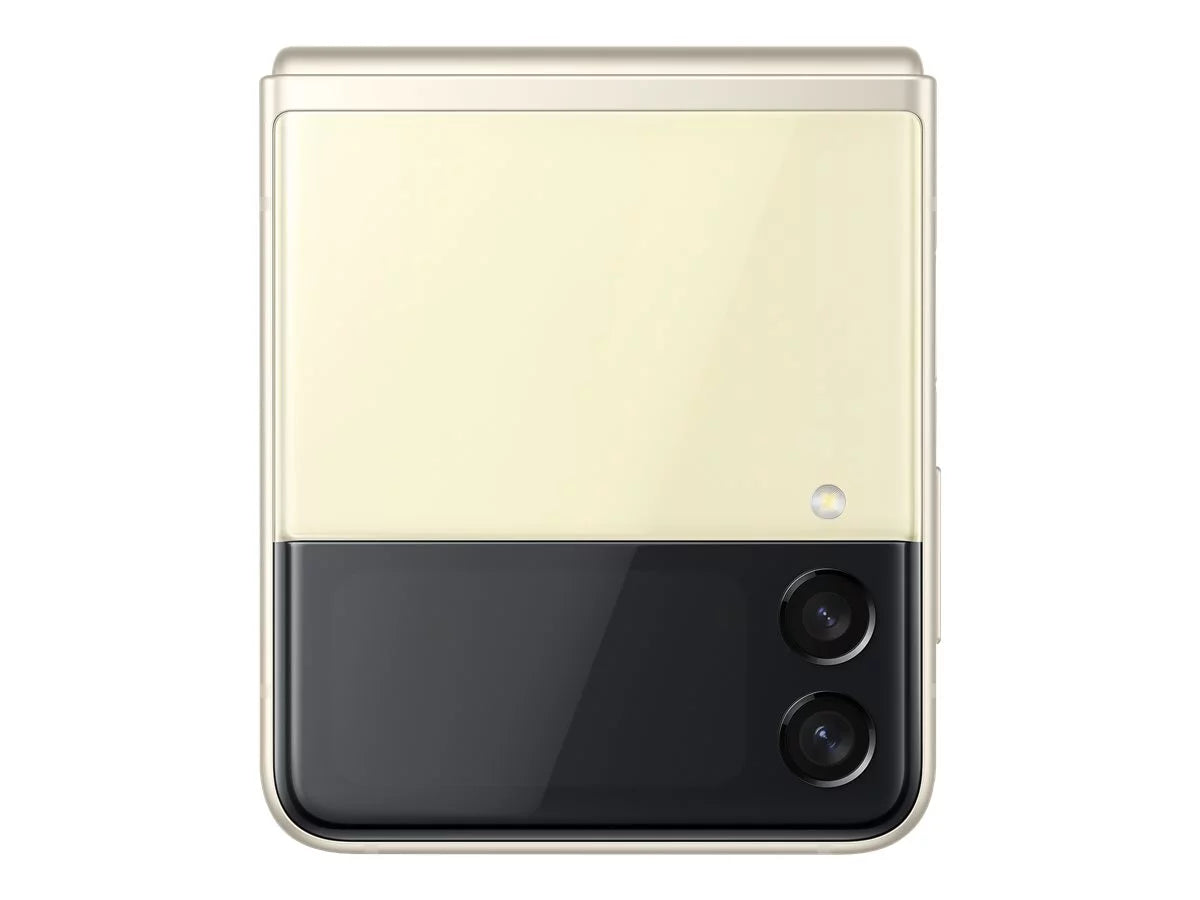 Samsung Galaxy Z Flip3 5G - 5G smartphone - dual-SIM - RAM 8 GB / Internal Memory 128 GB - OLED Panel - 6.7" - 2640 x 1080 pixels (120 Hz) - 2x rear cameras 12 MP, 12 MP - front camera 10 MP - cream