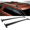 For Ford Explorer Police Interceptor Utility Roof Rack Bar 2Pc Black Aluminum