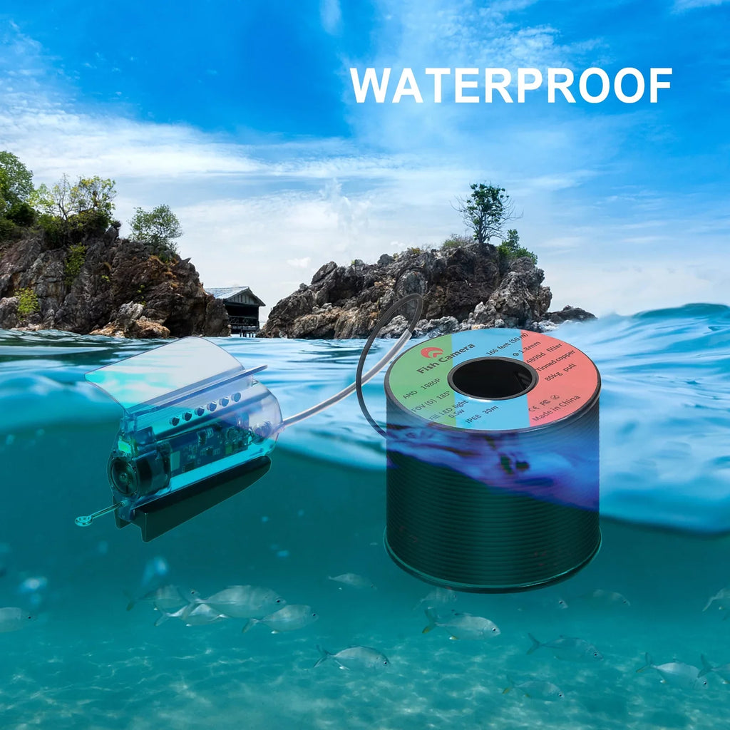 Gofishup 1080P Underwater Fishing Camera Fish Finder with APP Control, Live Video for Ice Lake Sea Boat Kayak Fishing