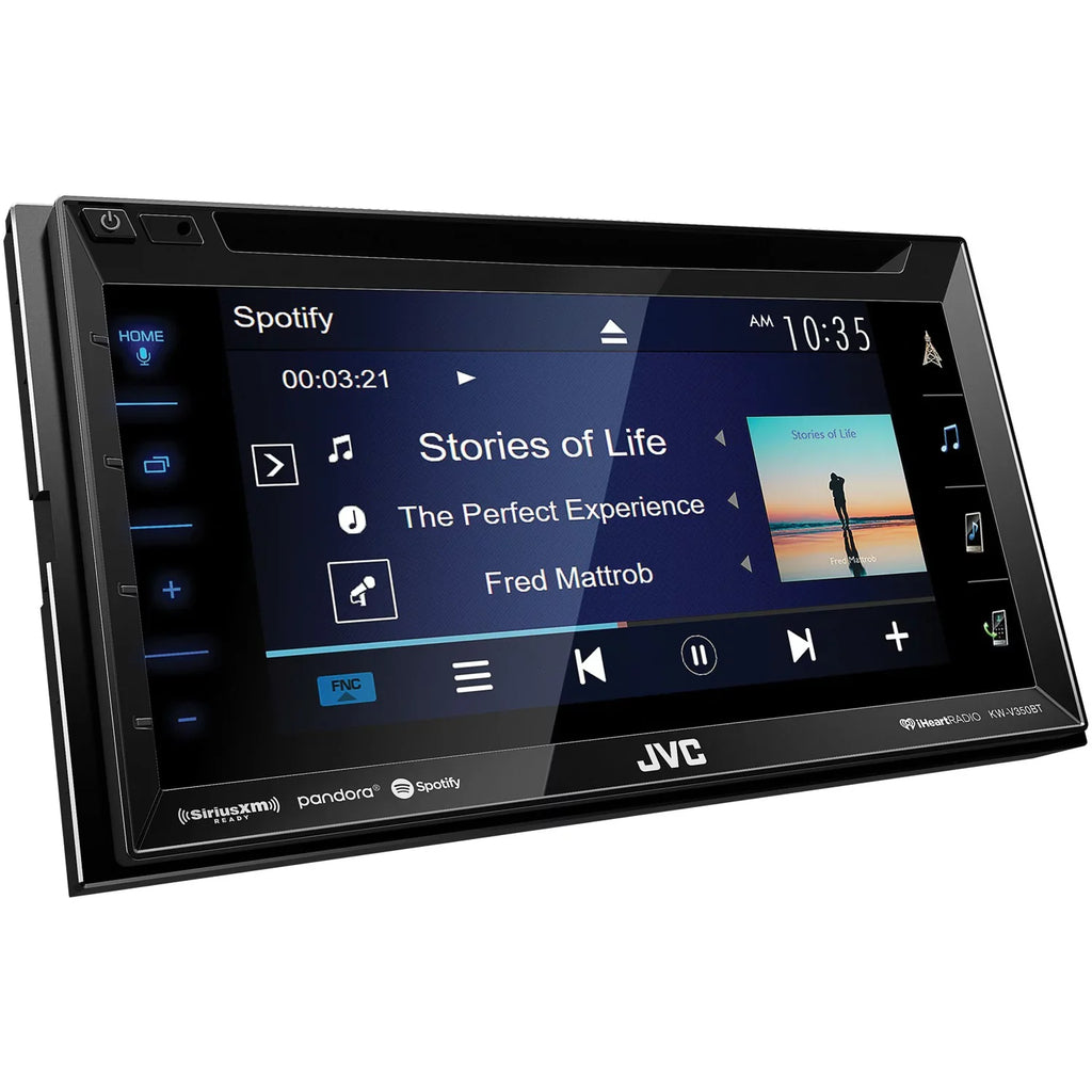JVC Mobile KW-V350BT 6.8" Double-DIN In-Dash DVD Receiver with Bluetooth and SiriusXM Ready
