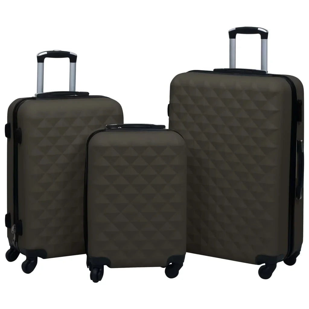Andoer parcel,Durable Abs 3 Pcs Material Locks Abs Suitcases Business Locks Sizes Suitcase Set Set With 3 Different Owsoo With 3 Set - Durable 1229188b Abs Suitcase Set Pcs Set -