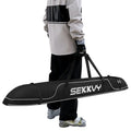 170CM/67IN Single Ski Bag Snowboard Bag 600D Waterproof Oxford Cloth Ski Travel Bag Adjustable Shoulder Strap for Ski, Travel Transport, and Outdoor Camping black