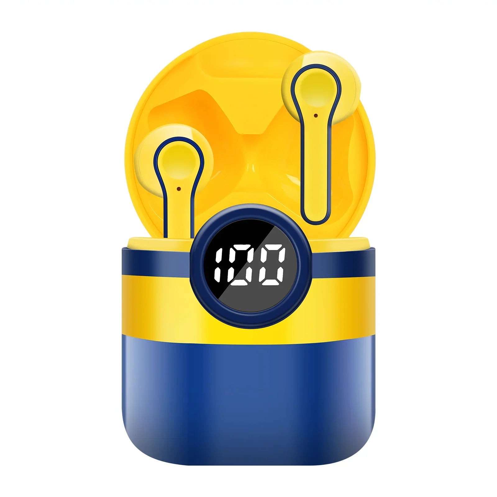 UrbanX Q350 Wireless Earbuds in Ear Bluetooth Headphones For HTC Desire C with Microphone & Digital Monitor IPX7 Waterproof Deep Bass Bluetooth Earbuds for Sports Work & Music.