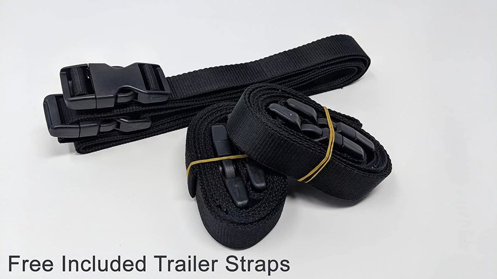 Weatherproof Jet Ski Covers for Yamaha EXR 2021 - Yellow/Black Color - All Weather - Trailerable - Protects from Rain, Sun, UV Rays, and More! Includes Trailer Straps and Storage Bag