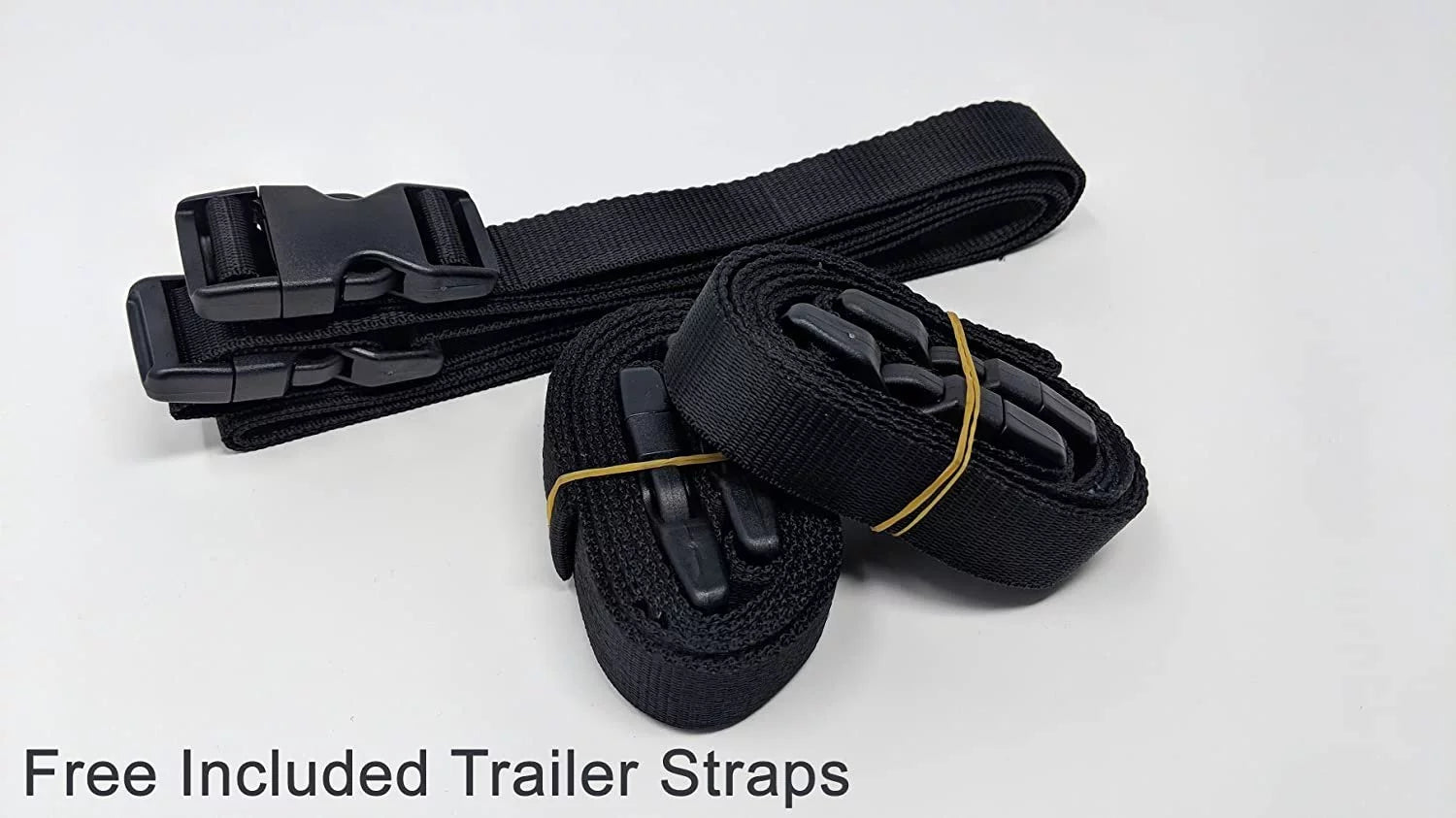 Weatherproof Jet Ski Covers for Yamaha EXR 2021 - Yellow/Black Color - All Weather - Trailerable - Protects from Rain, Sun, UV Rays, and More! Includes Trailer Straps and Storage Bag