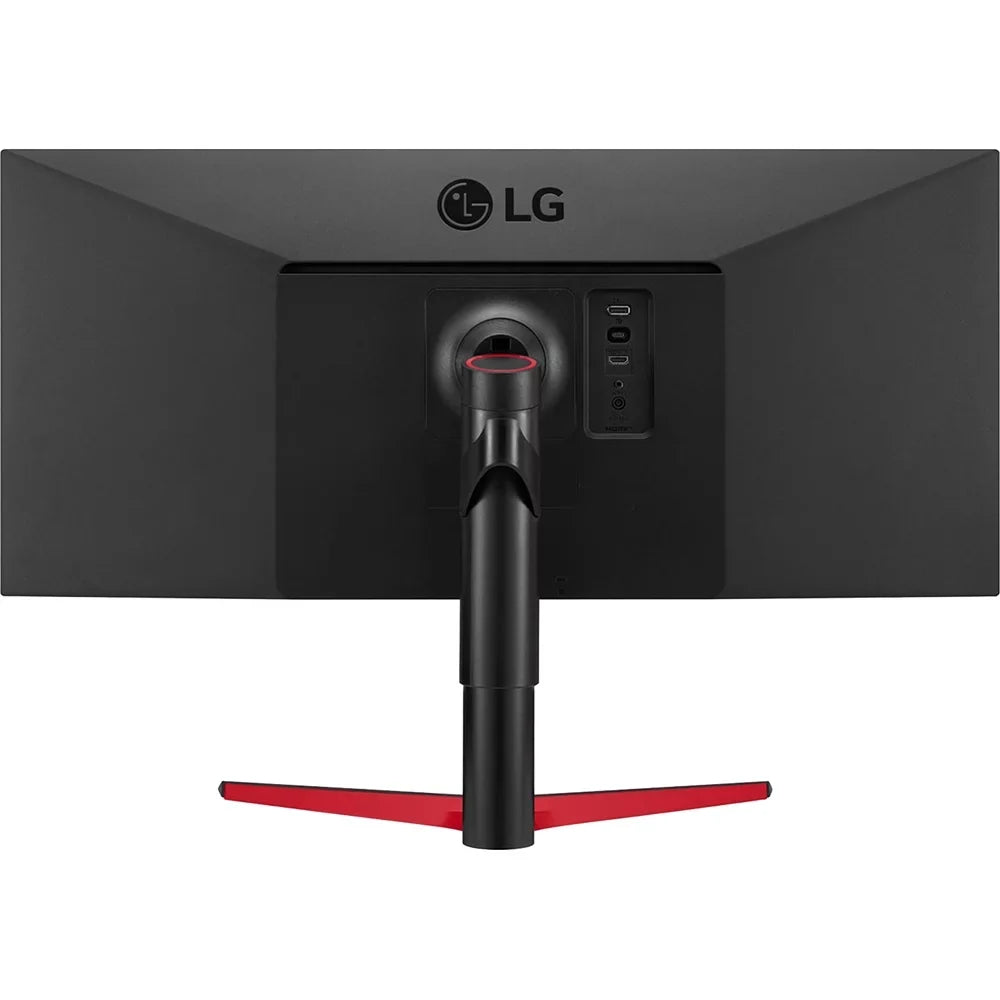 Open Box LG 34WP65G-B UltraWide Monitor 34" 21:9 Full HD (2560 x 1080) IPS Monitor, VESA DisplayHDR 400, AMD FreeSync, Height and Tilt Adjustable Stand - Black