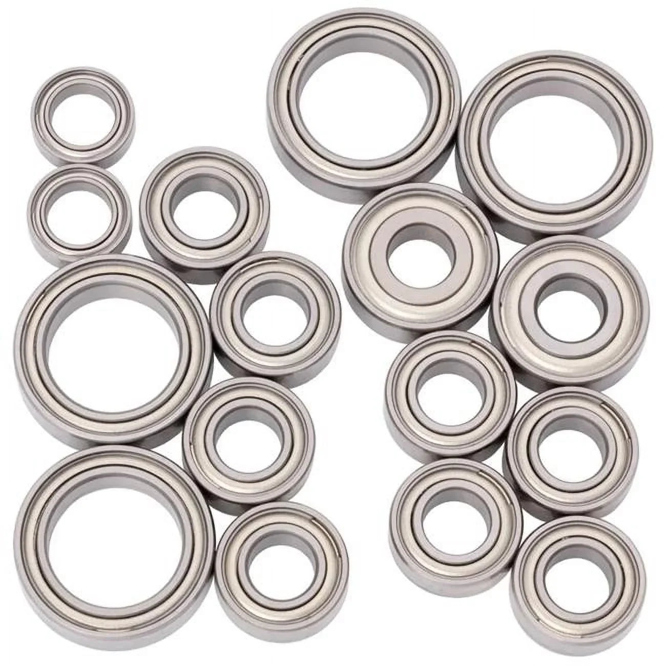 1Up Racing 1UP450041 CV2 Pro Ball Bearing Set for XRAY XB2 23, Chrome & Ceramic