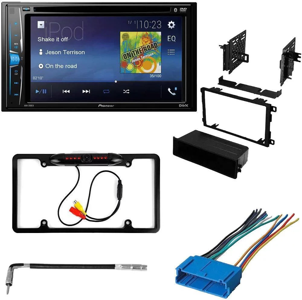 KIT775 Bundle with Pioneer Multimedia DVD Car Stereo and Installation Kit - for 1997-2005 Buick Century / Bluetooth DVD Touchscreen Radio - Backup Camera, Double Din Dash Kit