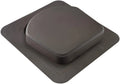 SNOWVENTCO Lower Roof Intake Vent, 50 sq. in. (Brown)