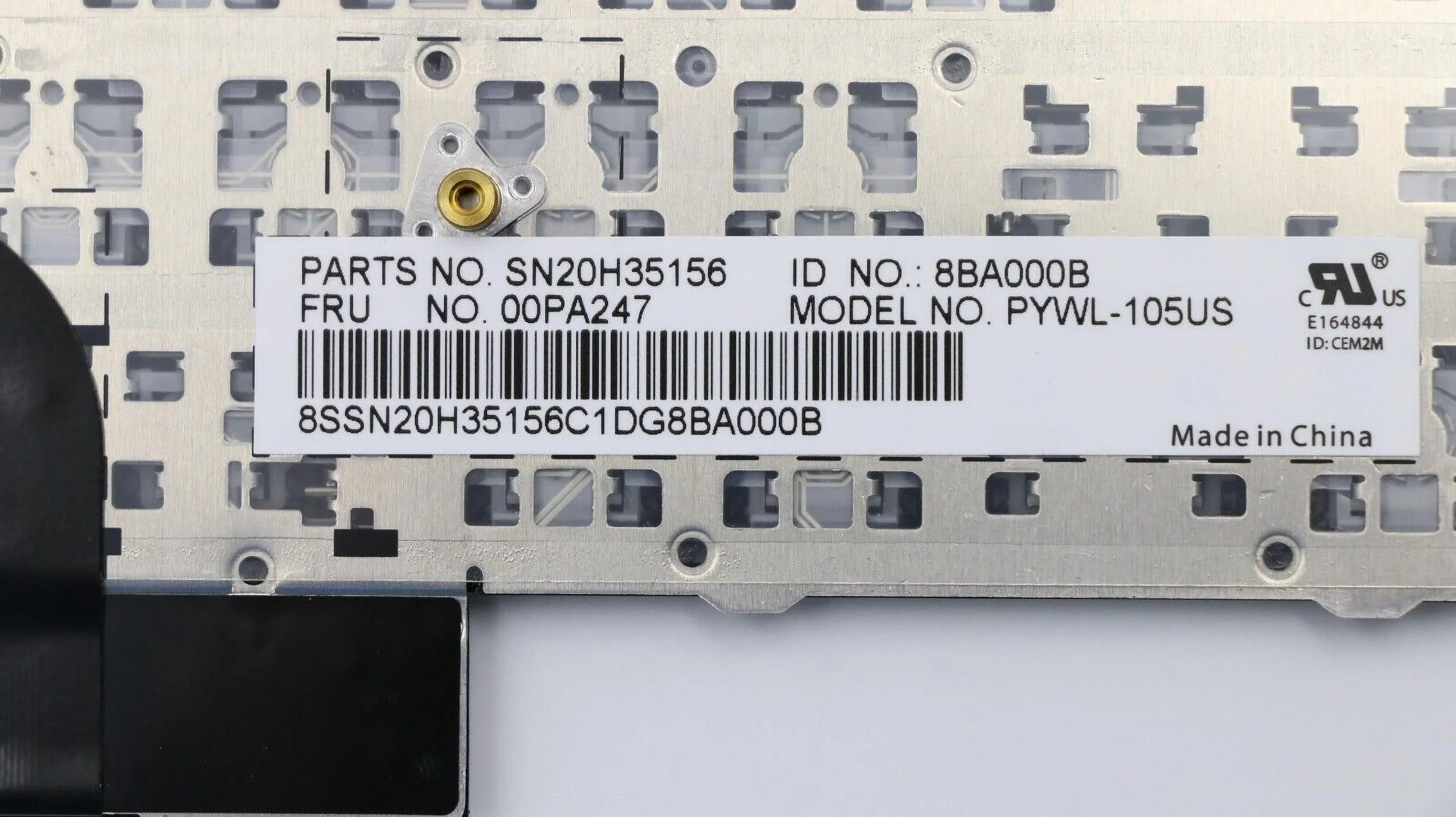 New Genuine Lenovo ThinkPadP50 P70 P71 US Keyboard 00PA247 SN20H35156