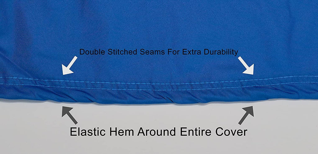 Weatherproof Jet Ski Covers for Yamaha EXR 2021 - Yellow/Black Color - All Weather - Trailerable - Protects from Rain, Sun, UV Rays, and More! Includes Trailer Straps and Storage Bag