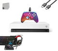 Microsoft Xbox One S White 1TB Gaming Console + 4in1 BOLT AXTION Bundle Like New