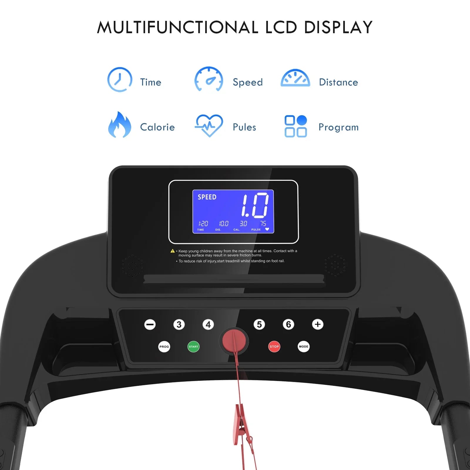 FLIMDER Walking Pad, Sturdy & Durable Under Desk Treadmill, Folding Treadmill with 300LBS Capacity, Beautifully Designed Installation-Free Treadmills for Home Bluetooth Speaker