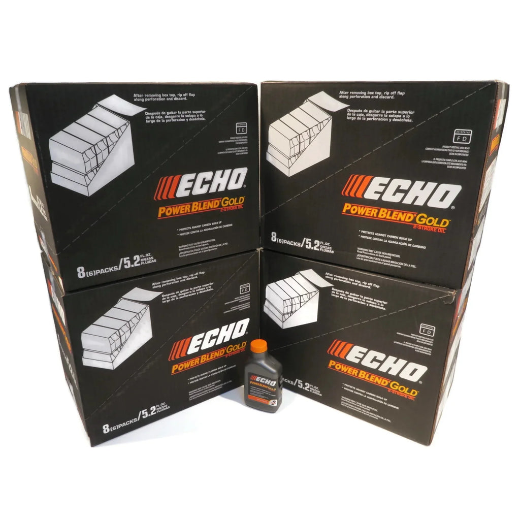 ECHO New OEM Oil of 2 Cycle Power Blend Gold for 2-Stroke Engines 5.2 Ounce Bottles (Pack of 192)