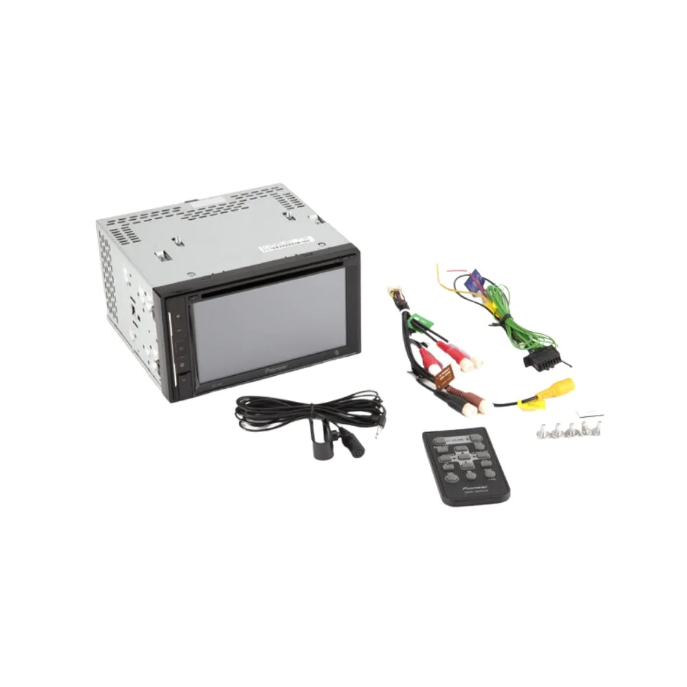 KIT4909 Bundle for 2009-2014 Nissan Cube W/ Pioneer AVH-241EX Double DIN Car Stereo with Bluetooth/Backup Camera/Installation Kit/in-Dash DVD/CD AM/FM 6.2" Touchscreen Digital Media Receiver