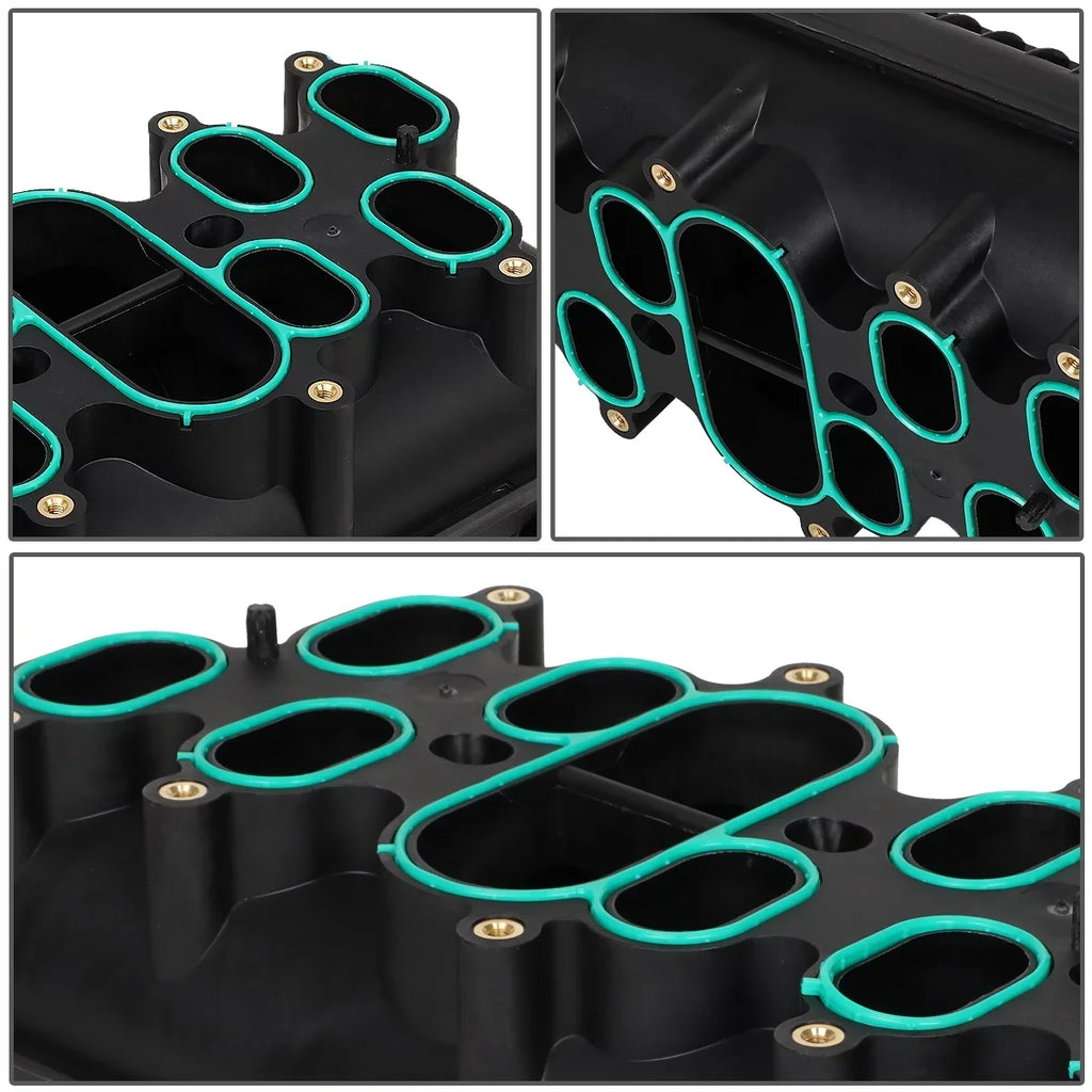 DNA Motoring OEM-ITM-010 For 2000 to 2018 Ford E350/E450/F250 F350 F450 F550 Super Duty Excursion 6.8L Engine Intake Manifold Lower Kit 01 02 03 04 05 06 07 08 09 10 11 12 13 14 15 16 17