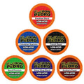 Cafe Don Pedro Assortment Pack Arabica Low-Acid Coffee Pods 72 Ct. - Compatible With Keurig K-cup Coffee Maker - Try 6 Different Coffees 12 Cups of Each - 100% Arabica