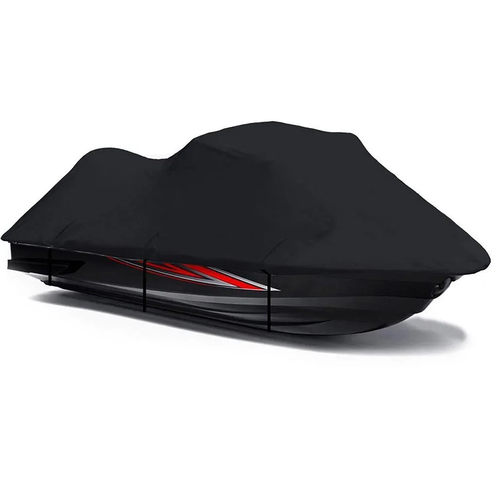 BLACK PWC 600D JET SKI Cover Compatible for Kawasaki Ultra 260LX / JT1500F9F 2009 2010