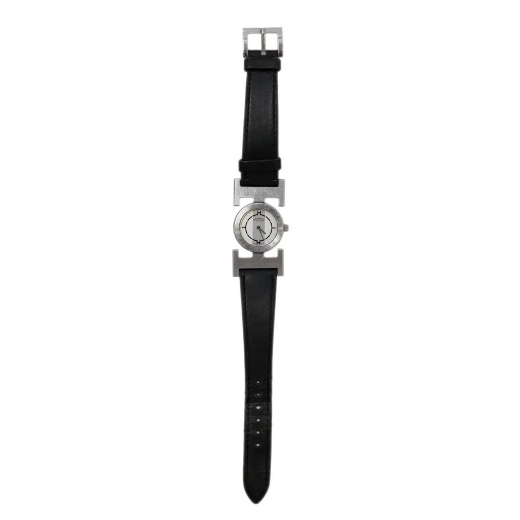 Pre-Owned HERMES Hermes paprika ladies quartz watch SS PA1.210 (Good)