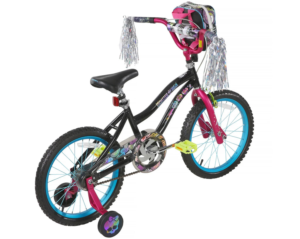 Dynacraft Monster High 18-inch Girls BMX Bike for Age 6-9 Years