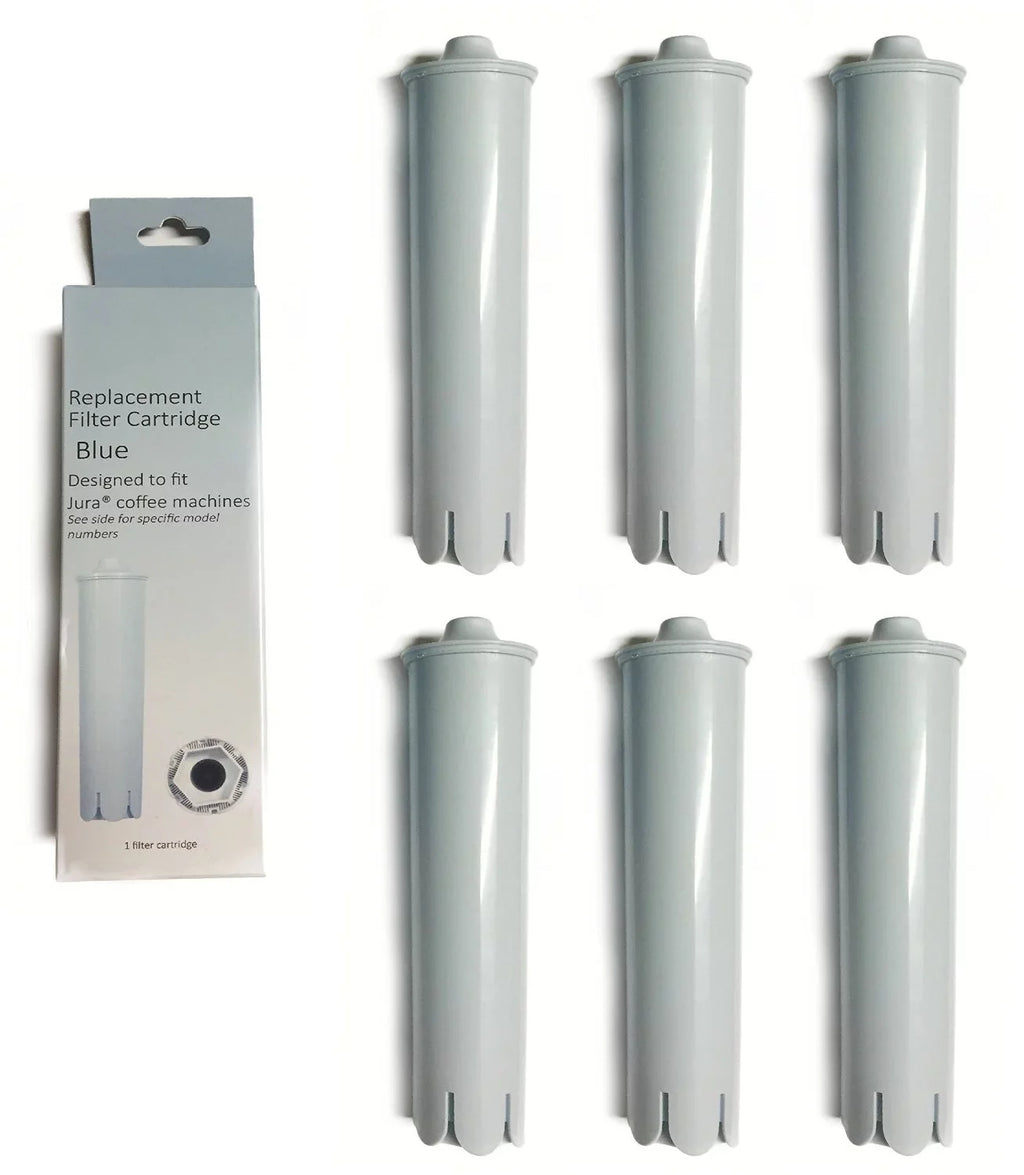 Jura 71445 Clearyl Blue Coffee Maker Water Filter Cartridge Replacement , 6 Filters