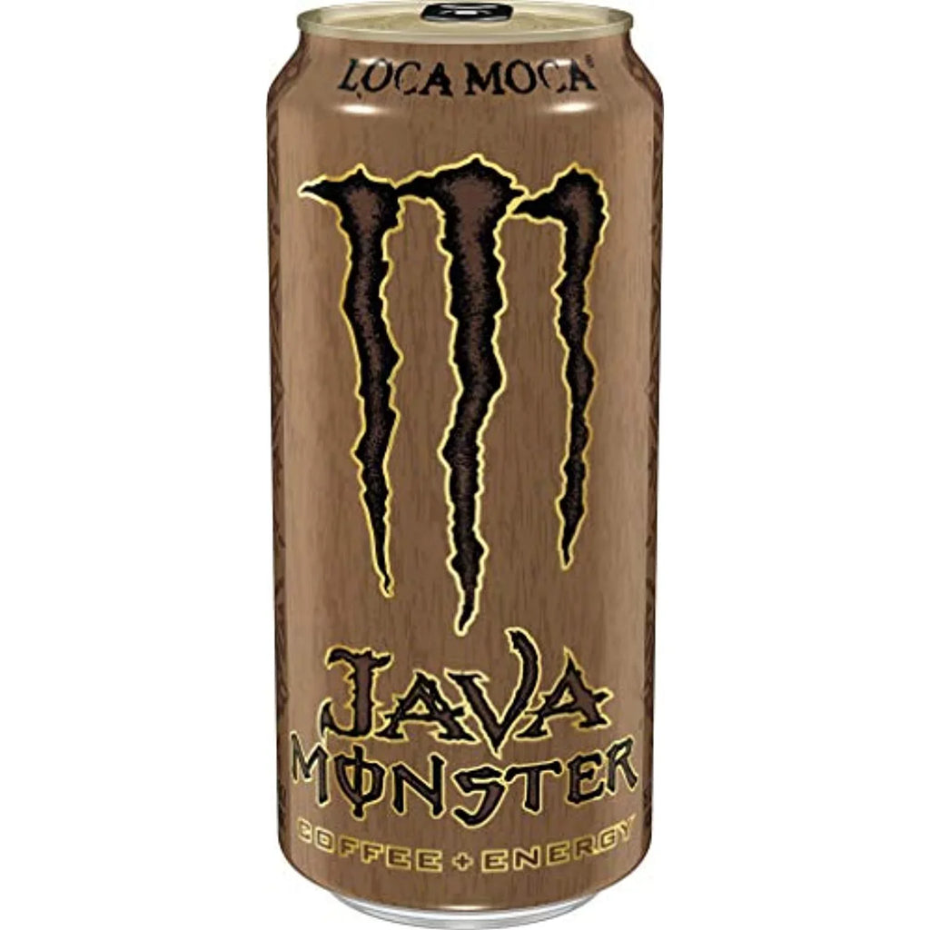 Monster Energy Java Loca Moca, Coffee + Energy Drink, 15 Ounce (Pack Of 12)