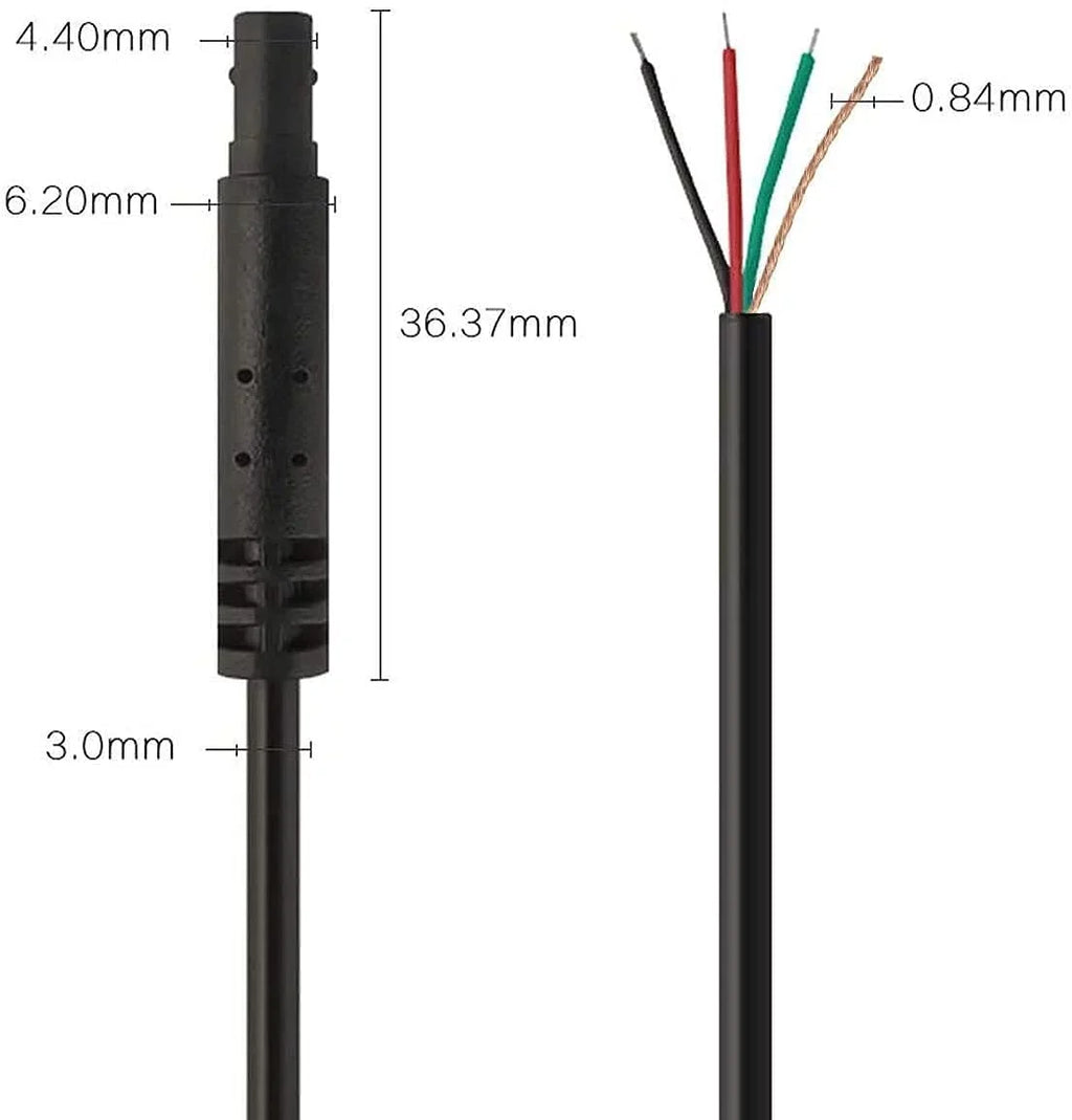 33Feet Rear Camera Extension Cord Cable (4 pin,2.5mm) for G840S / G840H / G850 / G900 / T10 Plus, not Suitable