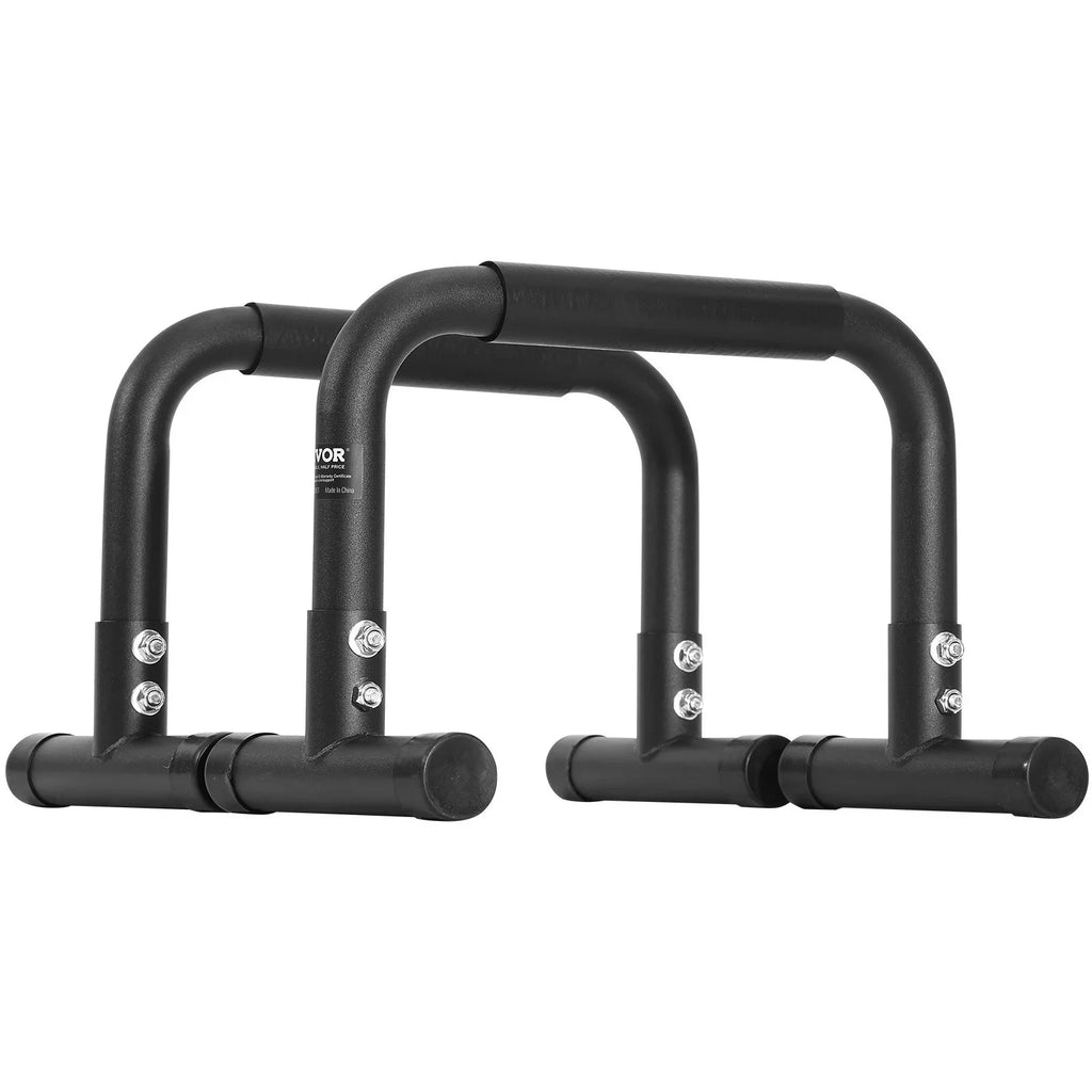 VEVOR Heavy-Duty Dip Bars, 500 lbs Capacity, Fitness Workout Stand with Stabilizers - Ideal for Home Gym, Office, and Outdoor Strength Training