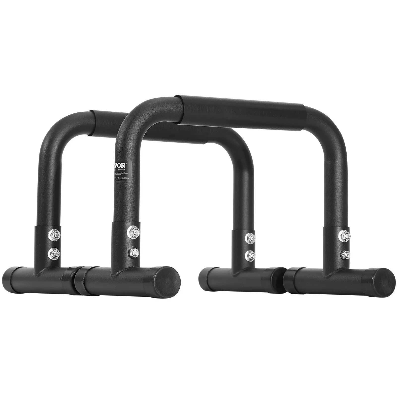 VEVOR Heavy-Duty Dip Bars, 500 lbs Capacity, Fitness Workout Stand with Stabilizers - Ideal for Home Gym, Office, and Outdoor Strength Training