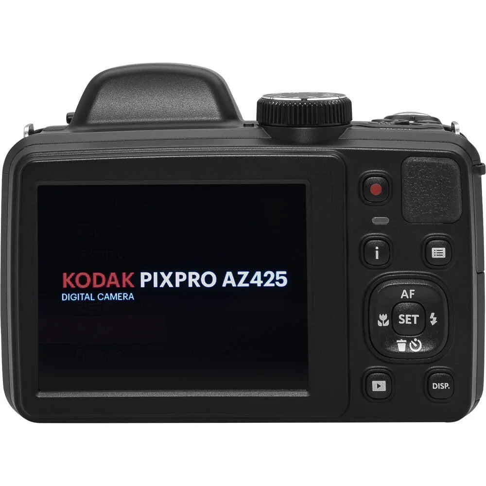 Kodak PIXPRO AZ425 Digital Camera (Black) + Spider Tripod + Case - 32GB Kit