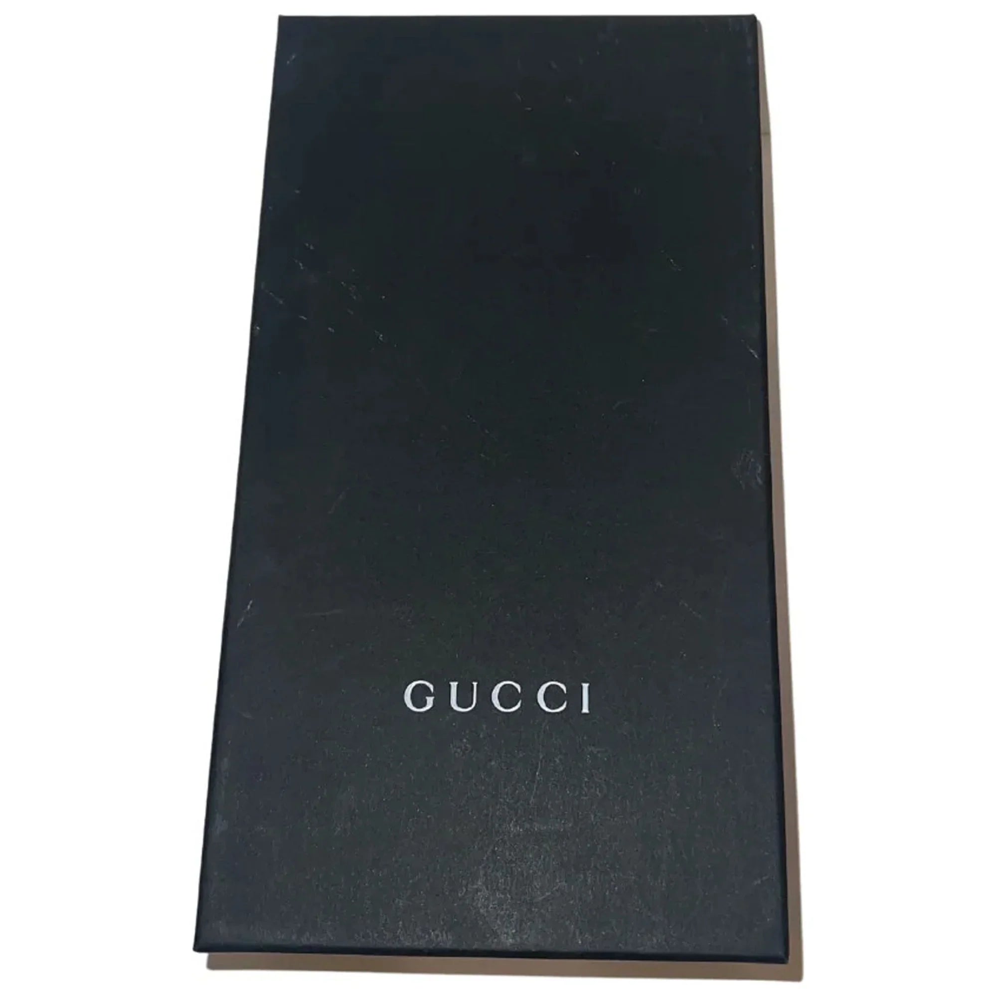 Gucci Original Beige GG Canvas Brown Leather Trim Long Wallet