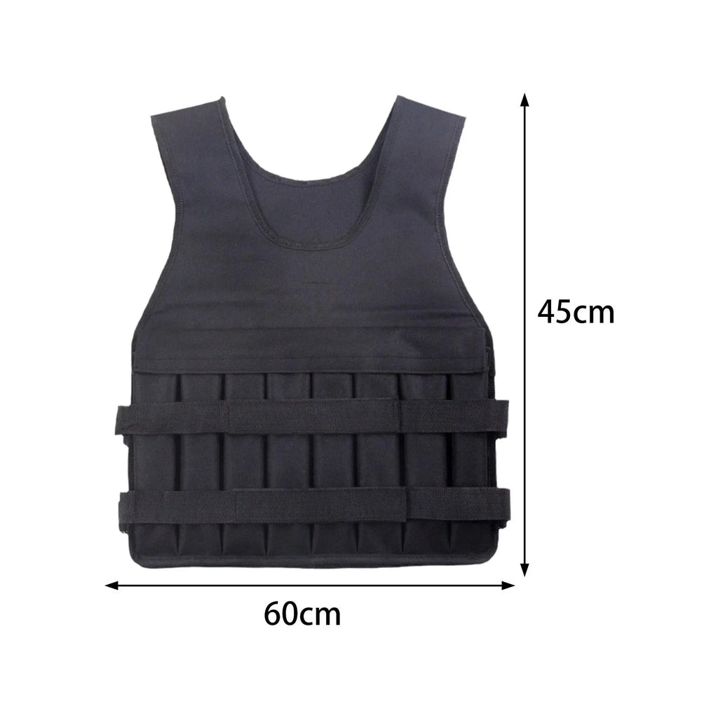 AMLESO Loading Vest Exercise Jacket for Boxing Running Gym Fitness 8 Pockets Exercise Slim Design Strength Training Body Weight Vest