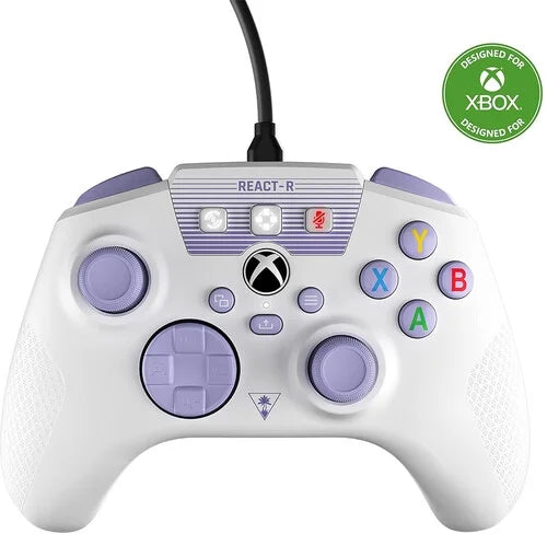 Turtle Beach REACT-R White XB  [GAMES ACCESSORIES] Xbox One, Xbox Series X , White, Controller, PC Games