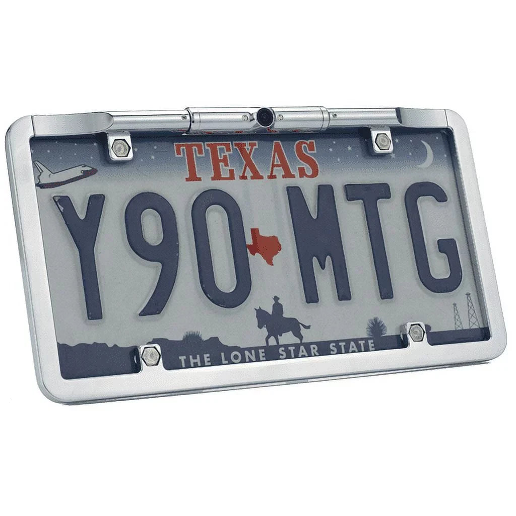 BOYO VTL275HD - Ultra Slim Full-Frame License Plate HD Backup Camera (Chrome)