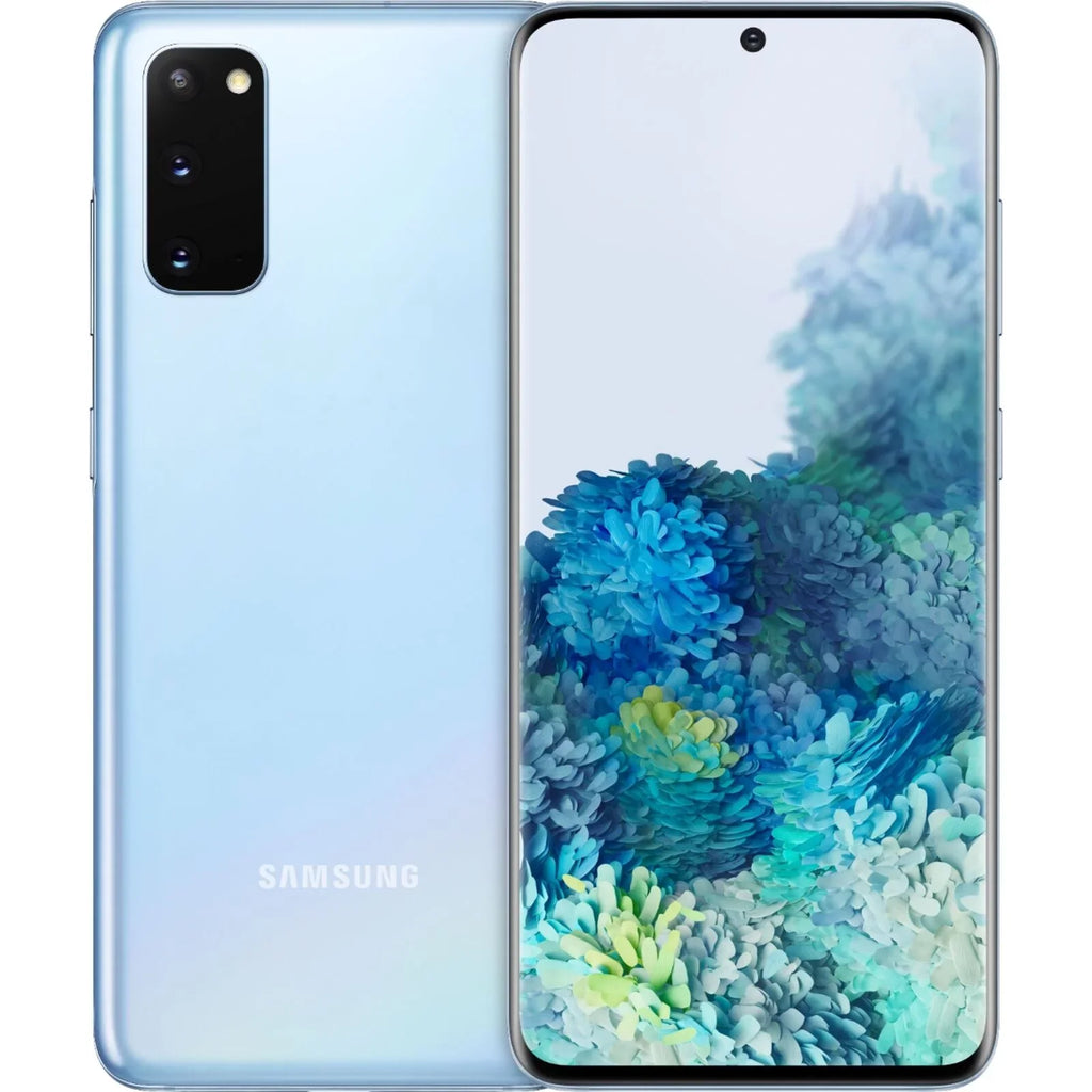 Renewed Samsung Galaxy S20 Dual Sim G980F/DS (International Model Unlocked) 128GB Cloud Blue (Refurbished)