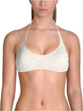 Polo Ralph Lauren Womens Crochet Solid Bikini Swimsuit Top Separates
