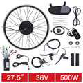 DENEST 27.5" E-Bike Front Wheel Hub Motor Electric Bicycle Motor Conversion Kit 500W 36V