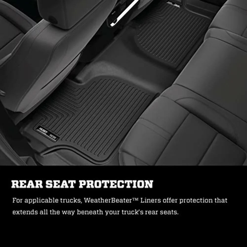 Husky by RealTruck 2nd Seat Floor Liner Compatible with 17-19 Pacifica Compatible with select: 2017-2021 Chrysler Pacifica Touring L, 2020-2021 Chrysler Voyager