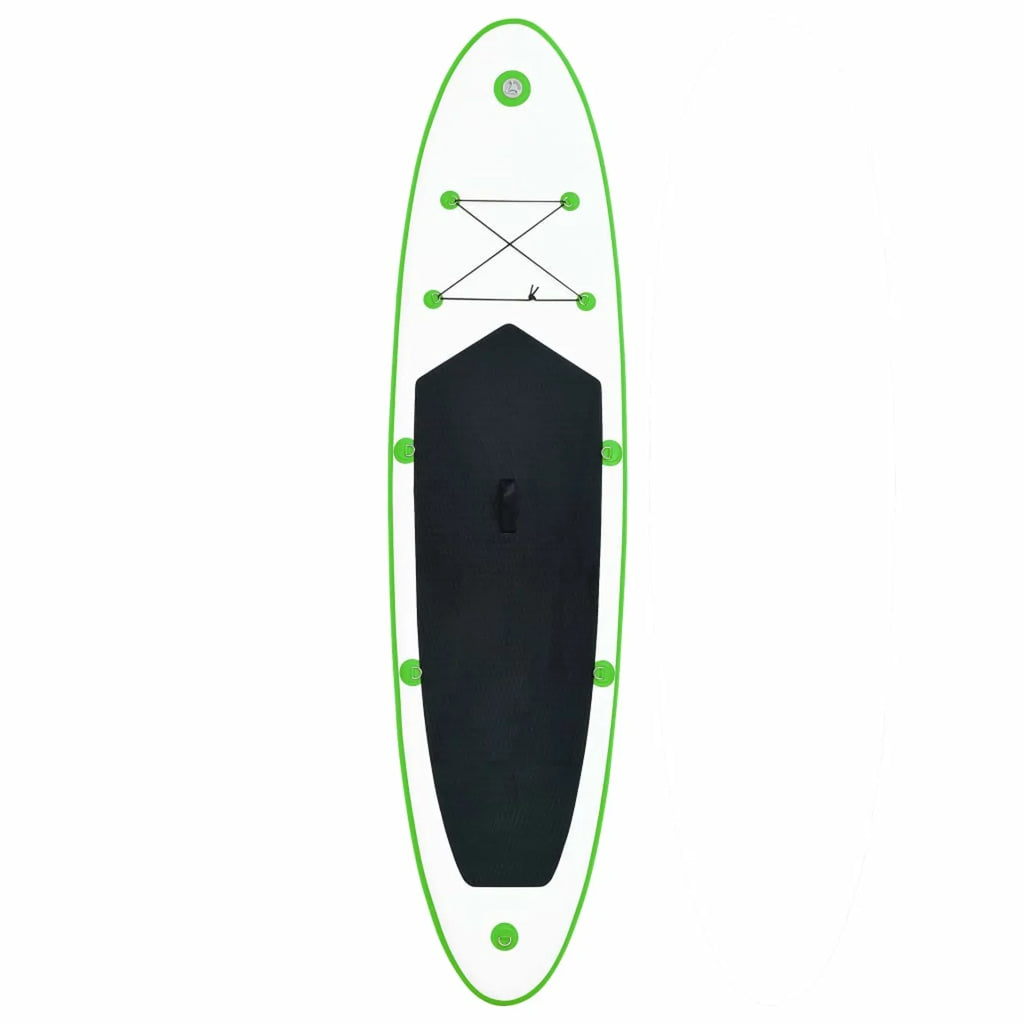 Carevas Inflatable Paddleboard Set Green and White