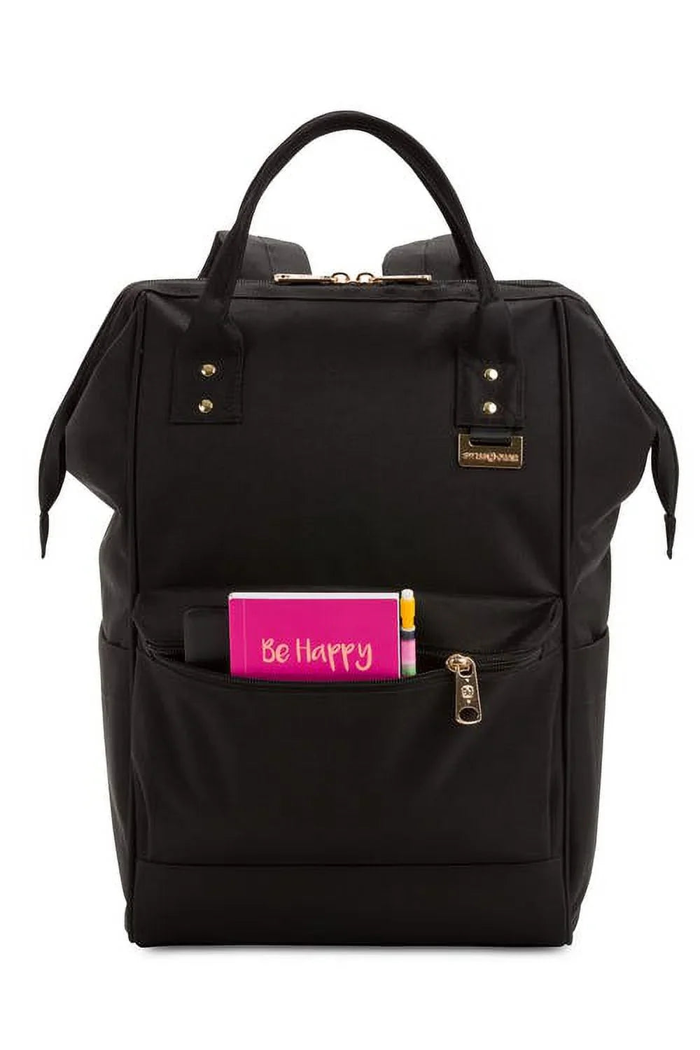 Wenger  3576 Artz Dr Polyester Computer Bag Back Pack, Black with Gold