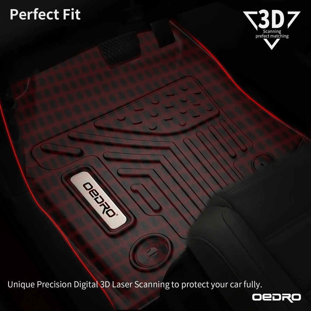 Ledkingdomus Floor Mats Liners for 20-23 Jeep Gladiator 4 Door TPE Floor Carpet